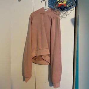 Forever 21 Pink Cropped Hoodie
